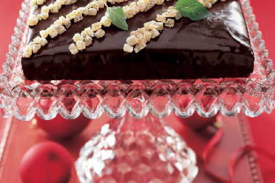 Chocolate-Covered Gingerbread Cake