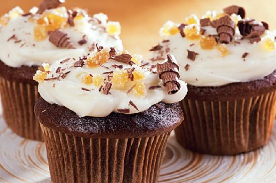 Chocolate Gingerbread Cupcakes