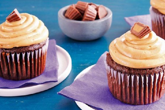 Chocolate Peanut Butter Cupcakes