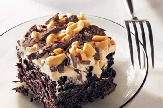 Chocolate-Peanut Butter Fun Cake