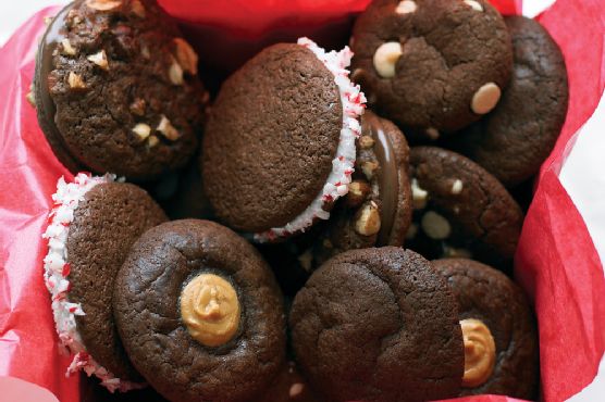 Chocolate Peppermint Patty Cookies