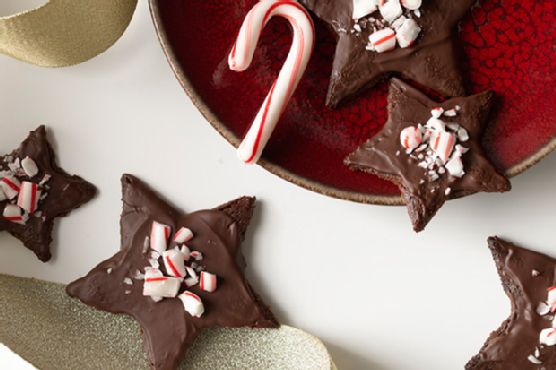 Chocolate Peppermint Stars