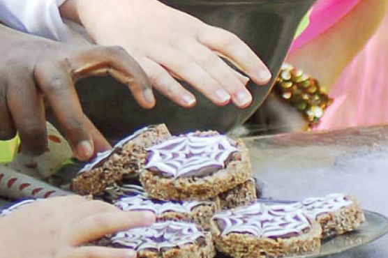 Chocolate Spiderweb Treats