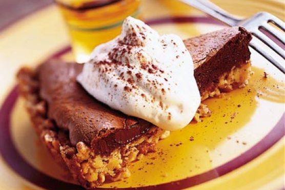 Chocolate Tart with Nut Crust