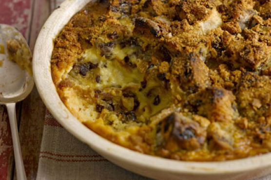 Christmas stollen pudding
