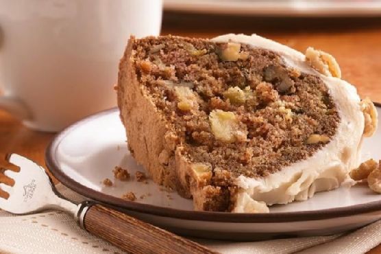 Chunky Apple Cake with Browned Butter Frosting