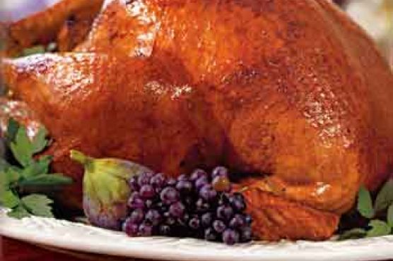 Cider-Basted Turkey with Roasted Apple Gravy
