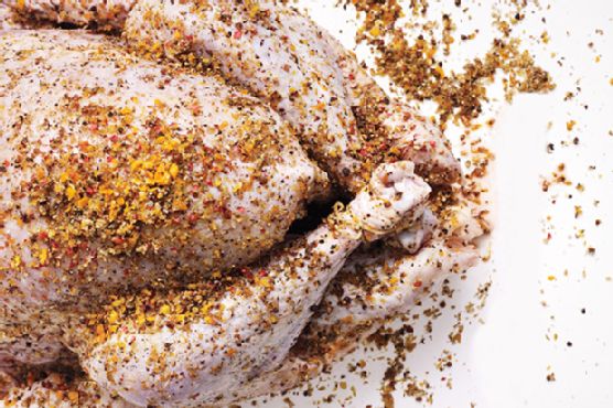 Citrus and Peppercorn Dry Brine