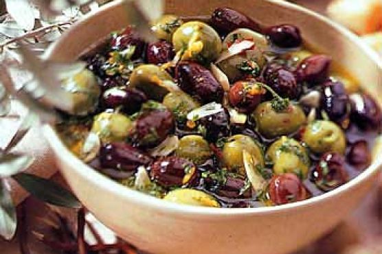 Citrus-Marinated Olives