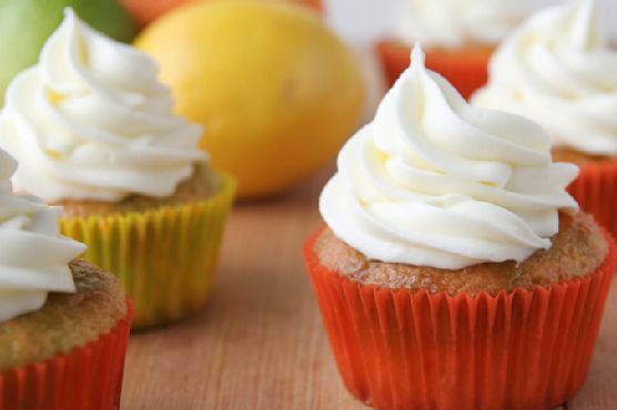 Citrus Poke Cupcakes