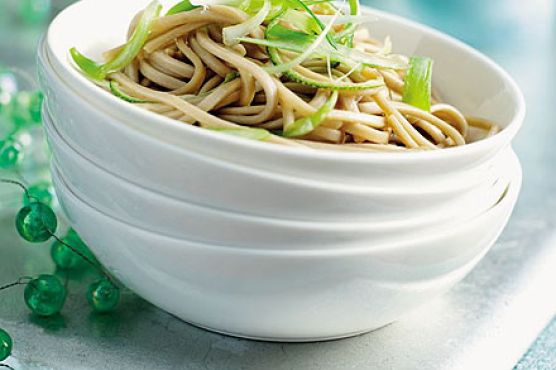 Citrus soba noodles