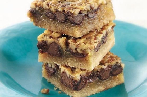 Classic Chocolate Pecan Pie Bars