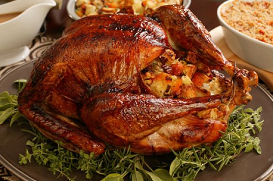 Classic Roast Turkey with Herbed Stuffing and Old-Fashioned Gravy