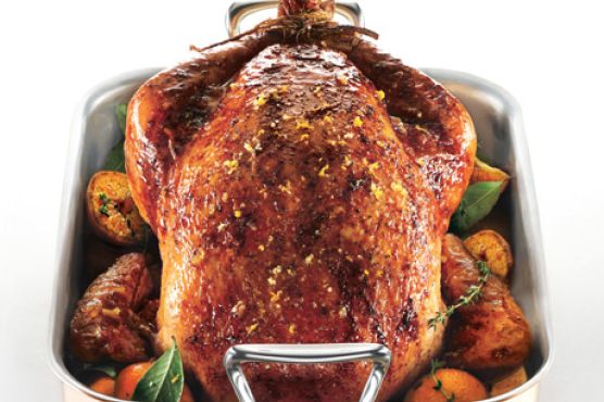 Clementine-Salted Turkey with Redeye Gravy