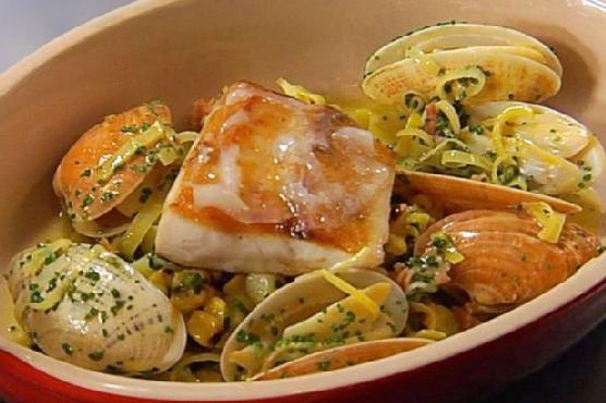 Cobia with New Smyrna Clam Chowder