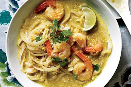 Coconut Laksa with Shrimp