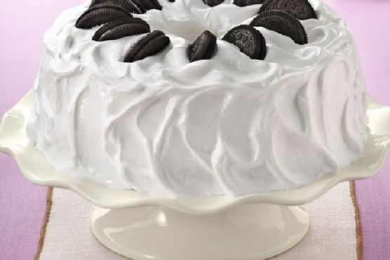 Cookies and Cream Angel Cake