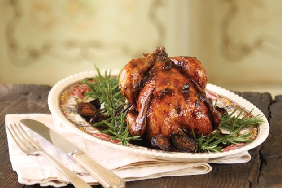 Cornish Hen in Port Wine and Fig Preserves