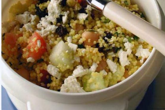 Couscous-Chickpea Salad with Ginger-Lime Dressing