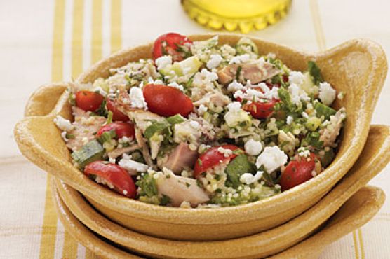 Couscous Salad with Roasted Chicken