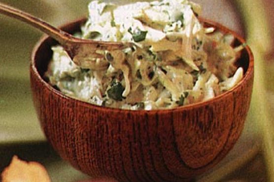 Crab and Coconut Dip with Plantain Chips