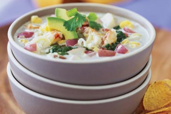 Crab and Hominy Chowder
