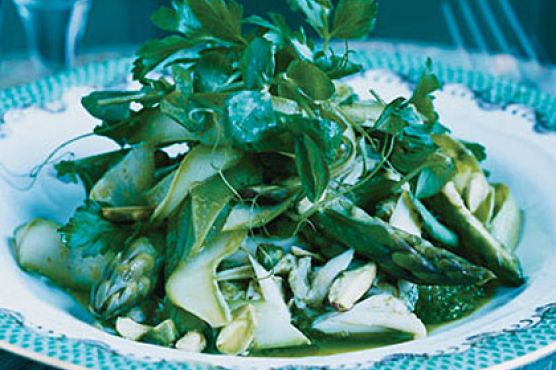 Crab, Avocado and Asparagus Salad