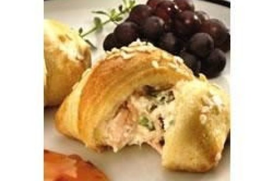 Crab-Filled Crescent Snacks