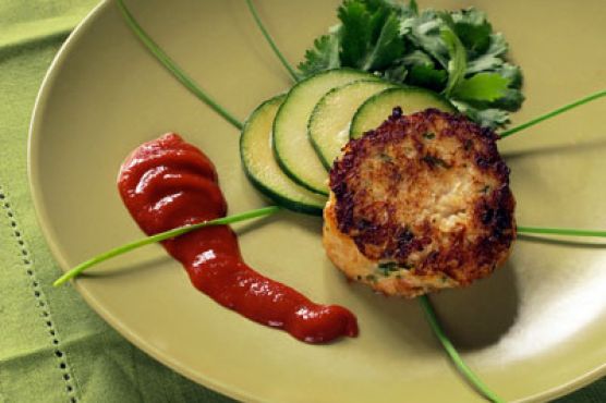 Crabcakes Plain and Simple with Orange Scented Cocktail Sauce