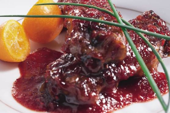 Cranberry-Barbecue Riblets