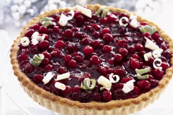 Cranberry-Lime Tart