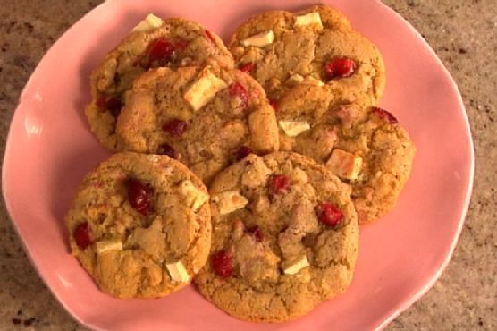 Cranberry, Orange and White Chocolate Chunk Cookies