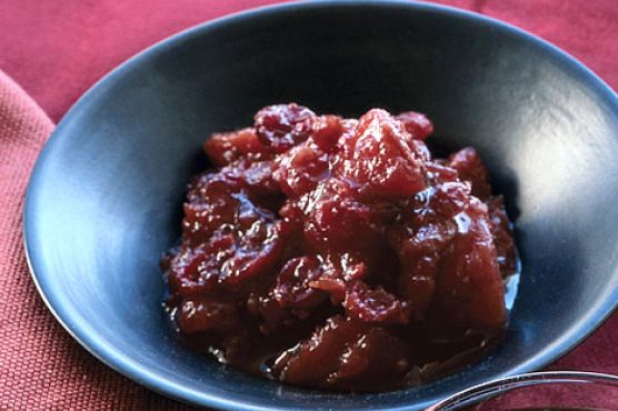 Cranberry, Pear, and Ginger Chutney