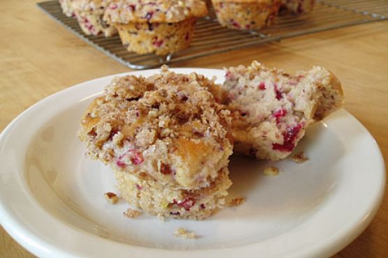 Cranberry Pecan Streusel Muffins