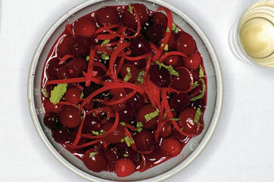 Cranberry Relish with Grapefruit and Mint