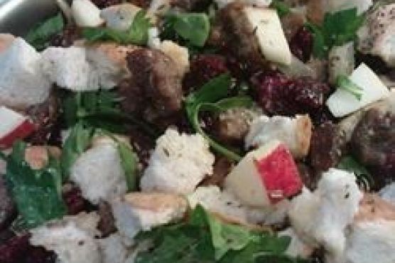 Cranberry, Sausage, and Apple Stuffing