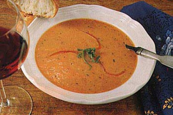 Cream of Red Bell Pepper Soup