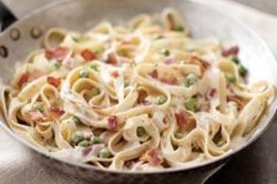 Creamy Bacon Fettuccine