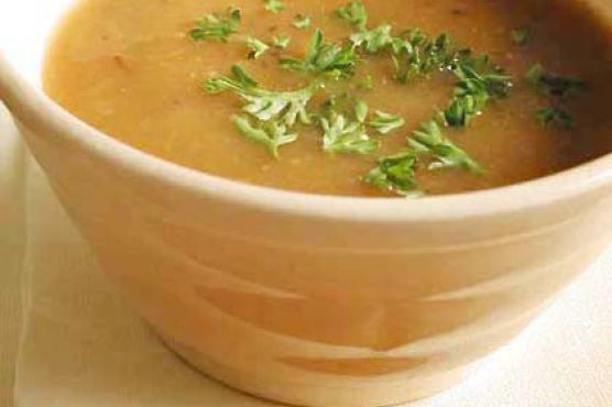 Creamy Roasted-Onion Soup