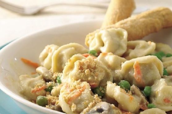 Creamy Tortellini Casserole