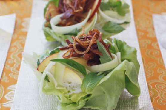 Crispy Shredded Duck and Noodle Salad