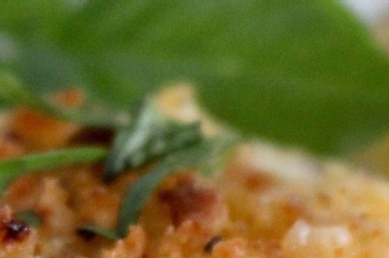 Crunchy Cheesy Oven-Baked Polenta