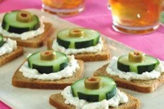 Cucumber and Olive Appetizers
