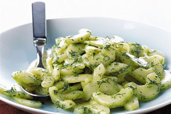 Cucumber, Mustard, and Dill Salad
