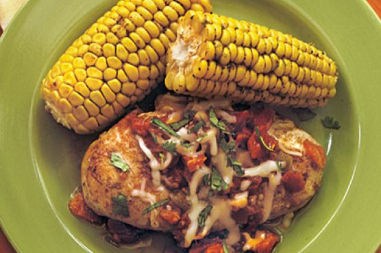 Cumin-Spiced Chicken with Chunky Tomato Sauce
