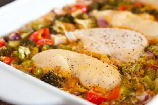 Curried Chicken and Rice Casserole