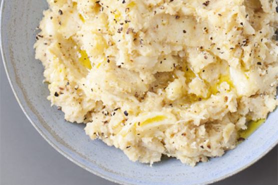 Curried parsnip mash