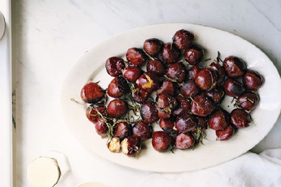 Dan Roman's Buttery Roasted Chestnuts in Foil