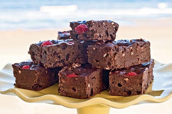 Dark Chocolate-Raspberry Breakfast Bars