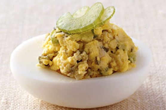Deviled Eggs with Capers and Tarragon